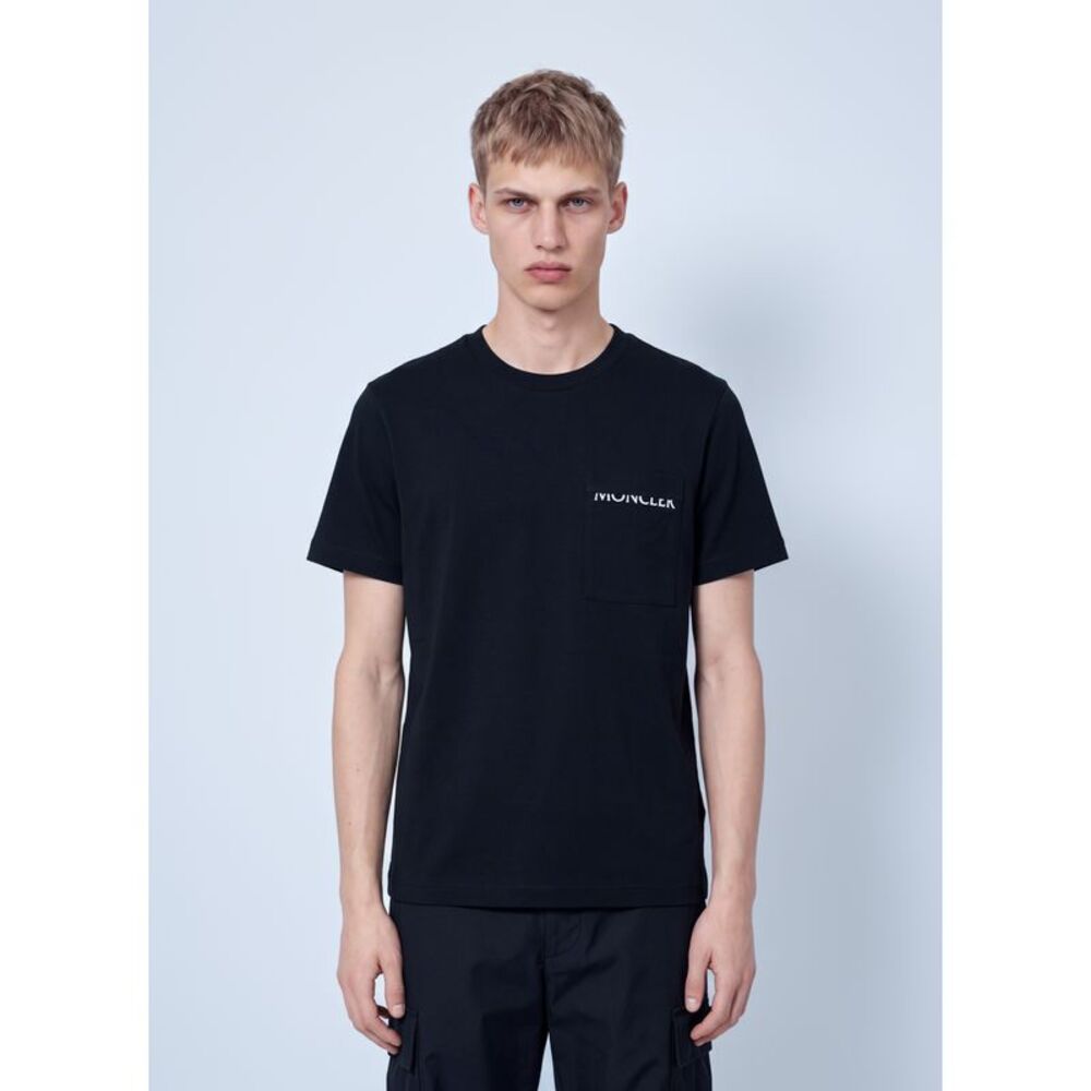 Moncler Men Logo Cotton Jersey T-Shirt